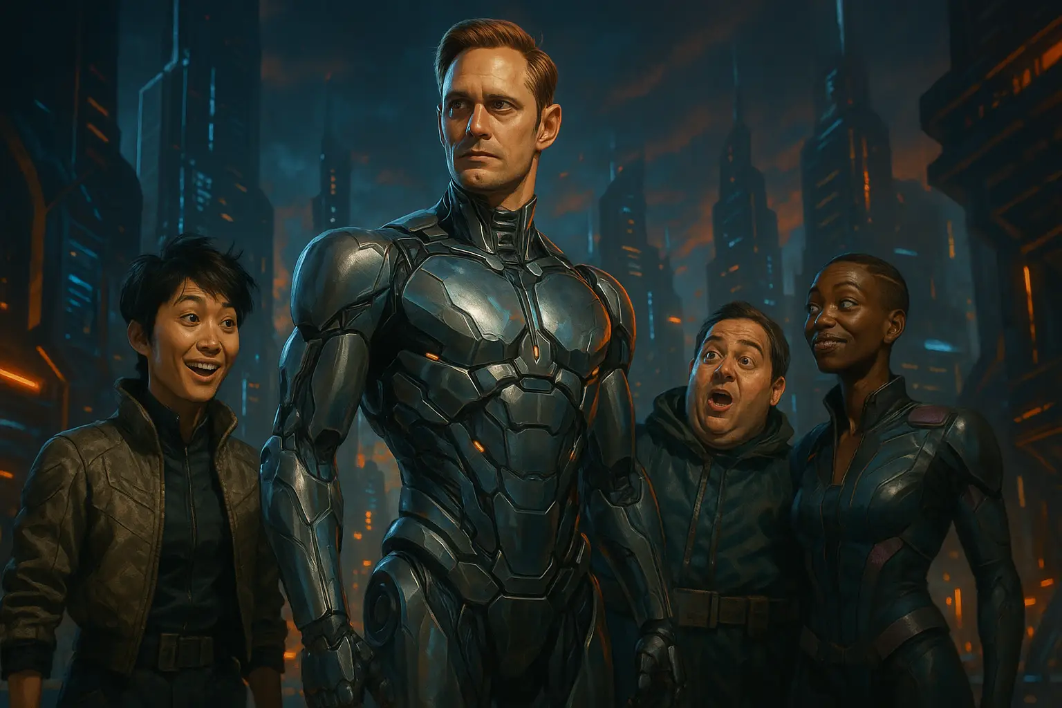 Murderbot TV Series Sci-Fi World with Alexander Skarsgård