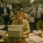 Newsroom Chaos for The Paper TV Show