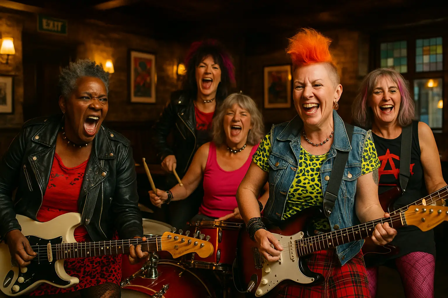 Riot Women Punk Band Hebden Bridge