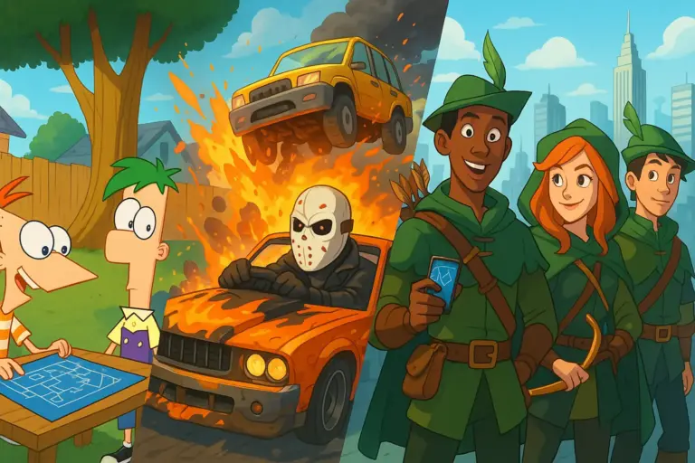 Phineas and Ferb, Twisted Metal, and Robin Hood in 2025 TV revivals scene