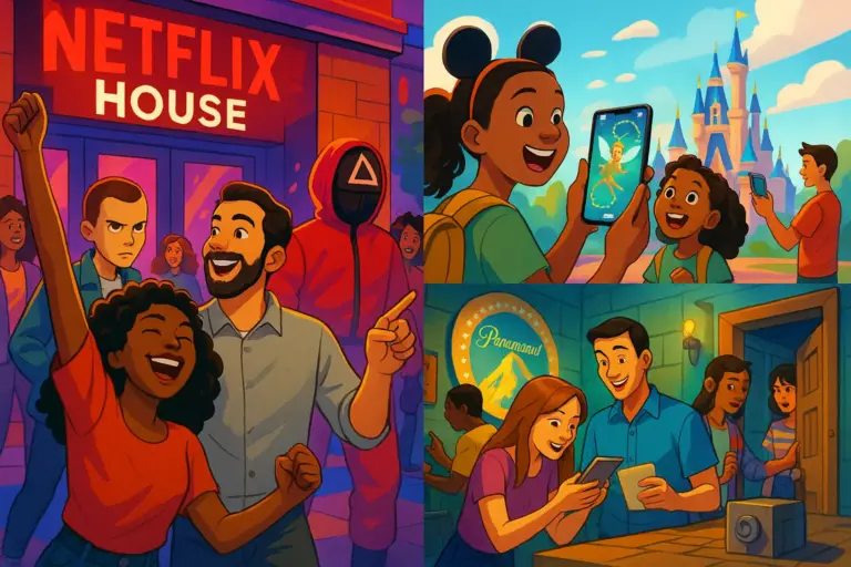 Immersive Experience: Netflix, Disney, and Paramount Pop-Ups