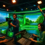 Sustainable TV Production Studio with Virtual Sets