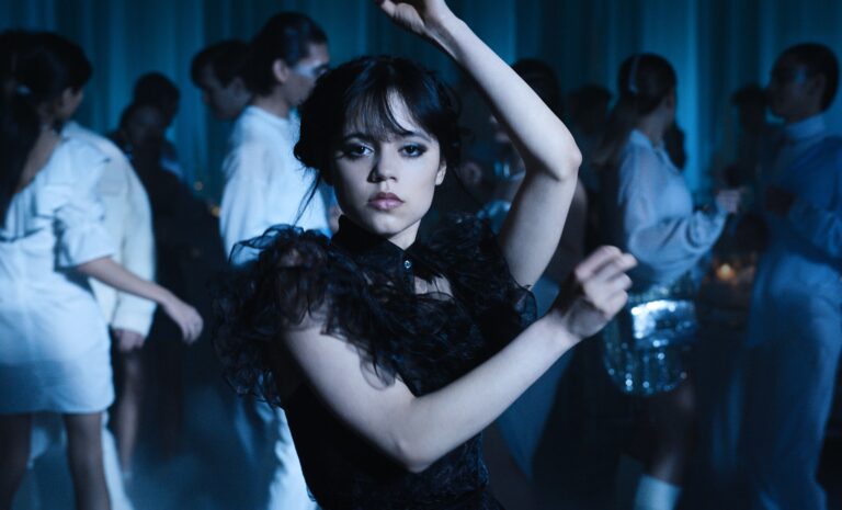 Jenna Ortega's internet-breaking dance number to The Cramps' "Goo Goo Muck