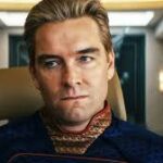 Homelander delivering menacing