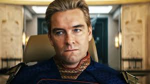 Homelander delivering menacing